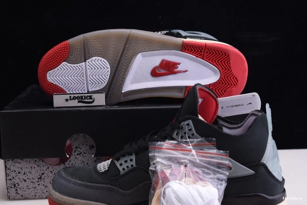 Reps TBK Retro CV9388-001 4 Jordan x White Off Bred Air 0731